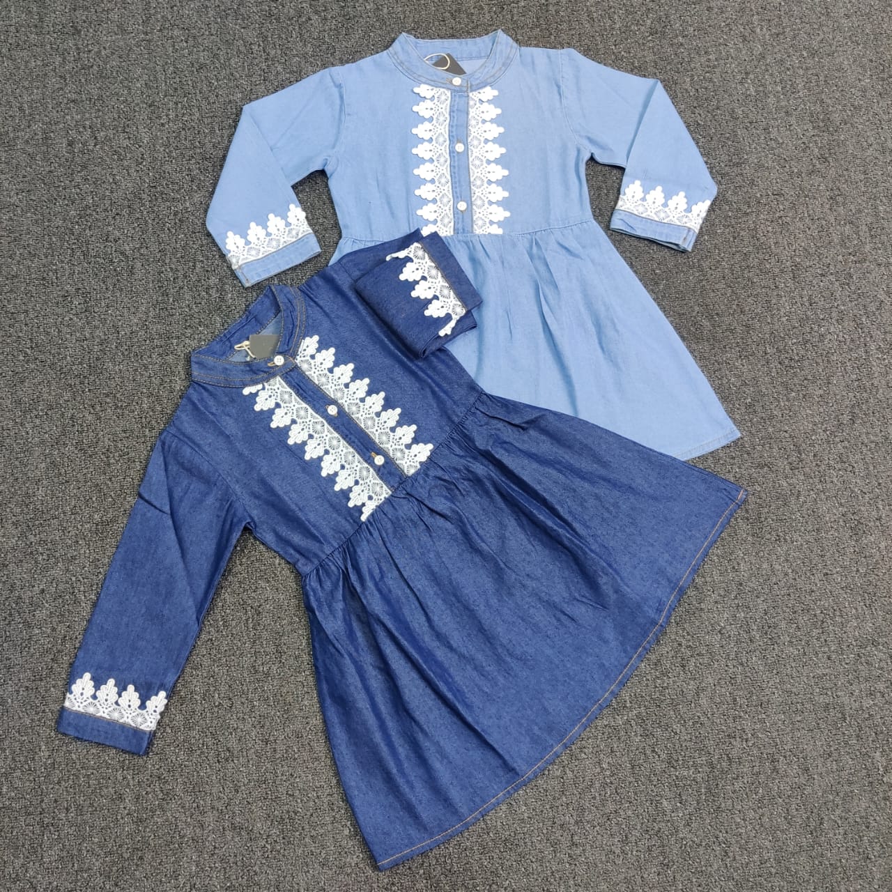 Girls Denim Frock
